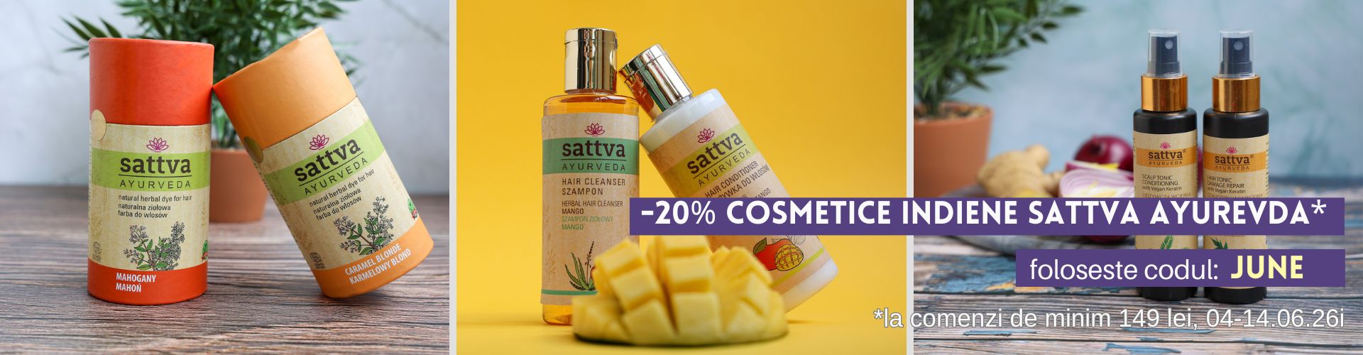 Cosmetice indiene Sattva Ayurveda
